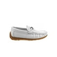 thumbnail image 3 of Josmo Toddler Boys Casual Slip-On Loafers with Metal Accent - White BK, 5, 3 of 8