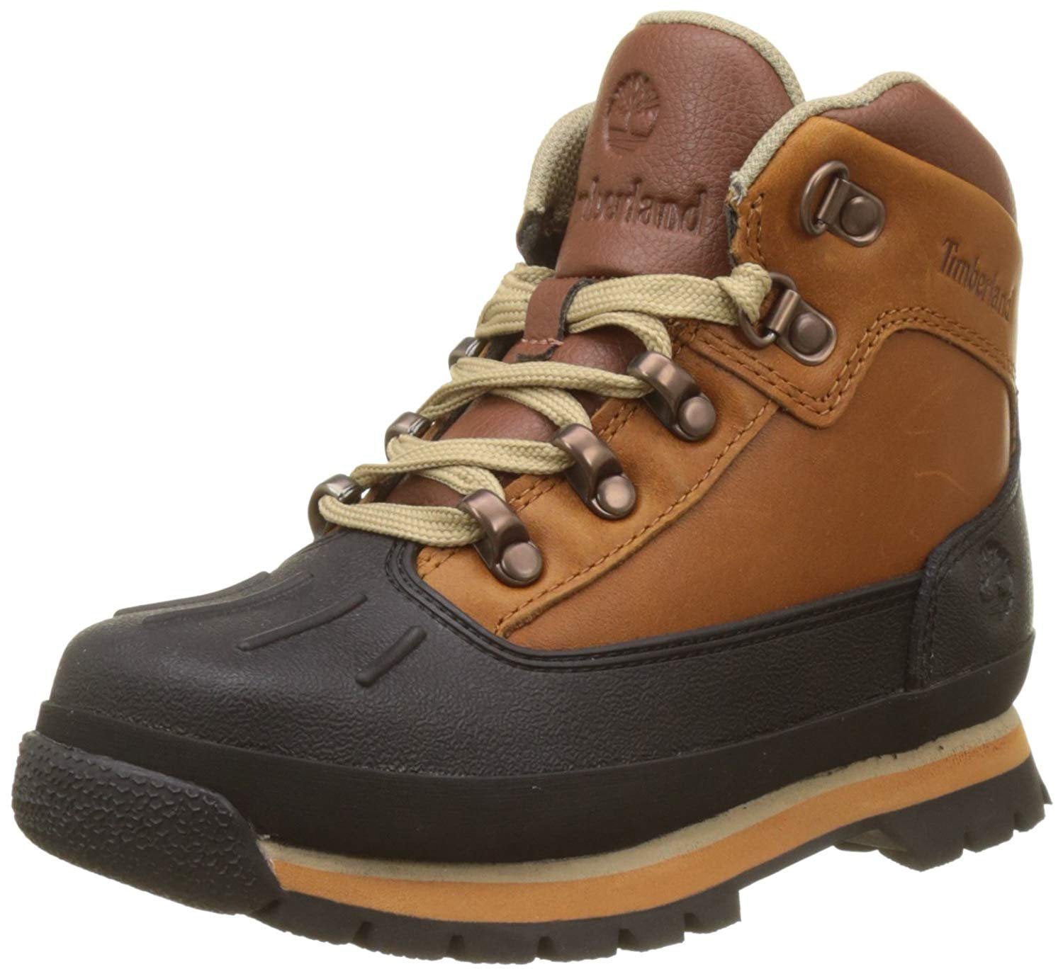 De schuld geven moeder Correct Timberland Junior Euro Shell Toe Hiking Boots Claypot 5.5 M - Walmart.com