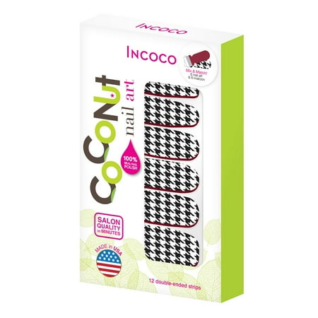 Coconut Nail Art by Incoco Nail Polish Strips, Fashion Week
