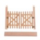 thumbnail image 3 of Muebles de marco de puerta de casa de muñecas modelo Tiny Homes Decoración al aire libre Simulación de madera en miniatura para 1:12 escala escena de, 3 of 9