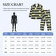 thumbnail image 4 of Balery Lemon Pijama para Hombre de Dos Piezas con Manga Larga, Conjunto de Dormir y Descanso Suave con Bolsillos-Medium, 4 of 7