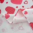 thumbnail image 6 of Valentine''s Day Tablecloth 60 x 84 Inch Red Love Heart Rectangle Table Cloth - Oblong Polyester Fabric Table Cover for Valentine Wedding Anniversay Dinner Party Picnic Kitchen Decorations, 6 of 6