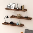 thumbnail image 3 of Cipaher Estantes Flotantes de Madera para Pared Estante de Almacenamiento Multifuncional Estilo Moderno Simple Decorativo, 3 of 7