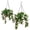 colorful#966, variant on Artificial Hanging Flower Baskets Outdoor – 15" Faux Crepe Myrtle, Set of 2 Fake Hanging Plants for Porch, Patio, Garden or Balcony Decor