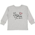 thumbnail image 3 of Inktastic Well Bless your Heart with Floral Print Boys or Girls Long Sleeve Toddler T-Shirt, 3 of 5