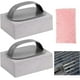 thumbnail image 1 of ZYNERY 2 ladrillos de limpieza de piedra pómez con 1 paños de limpieza, ladrillos de limpieza con mango, para asar hornos, Estante de barbacoa，eliminar manchas de aceite, 1 of 7