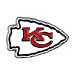 thumbnail image 3 of Fan Mat 22572 Emblem  NFL Kansas City Chiefs Logo; Painted; Heavy Duty Chrome, 3 of 5