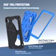 thumbnail image 3 of Case for Samsung Galaxy Tab A9 8.7 Inch 2023 Model (SM-X110/X115/X117) Multiple Protection Kids Shockproof Cover With Stand, 3 of 8