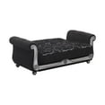 thumbnail image 5 of Ottomanson Patriot Sleeper Loveseat, Black Chenille, 5 of 8
