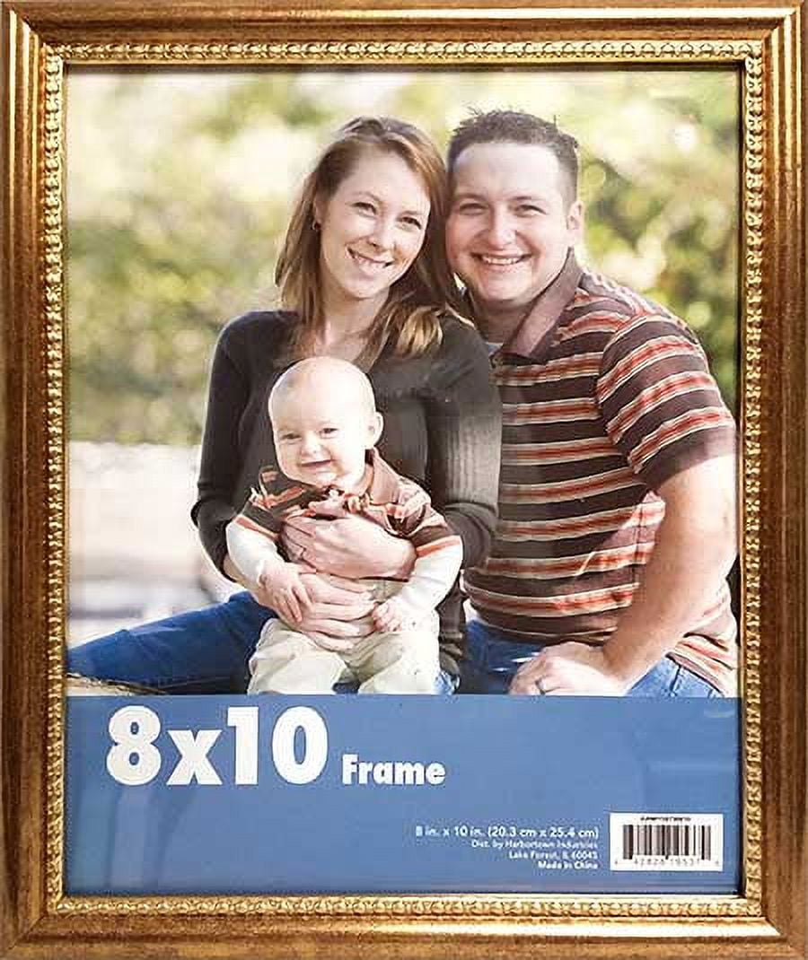 Mainstays Curved Brynn 8x10 Gold Picture Frame