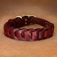 thumbnail image 1 of Cow Leather Dog Collar Genuine Leather Big Dog Collars Labrador Pet Collars Accessories for Medium Large Dogs German Shepherd ShopWise Round, 1 of 8