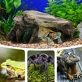 thumbnail image 2 of Shisuyan Turtle Resin Model Turtle Cage Snake Habitat House Climbing Platform Turtle Cave, 2 of 9