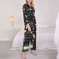 thumbnail image 3 of Naloa Vegetable Quiche Pajamas for Women Set, Womens Pajama Sets, Lounge Sets for Women, 2pjs for Women-Large, 3 of 7