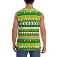 thumbnail image 4 of Fotbe St. Patrick's day in green colors Men's Camiseta sin Mangas Estampada para Hombres, Playera Casual para Gimnasio, Entrenamiento, Playa-Small, 4 of 7
