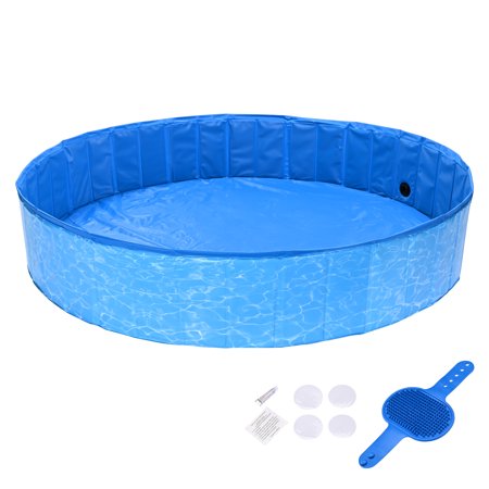 Foldable Dog Pet Pool Portable Kiddie Pool for Kids, PVC Bathing Tub, Outdoor Swimming Pool for Large Small Dogs