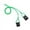 Green, variant on Pebbuoy Baseball Resistance Band Softball Baseball Throwing Pitching Training Elastic Strap Arm Trainer Rope Gym Workout Fitness Equipment