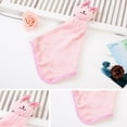 thumbnail image 5 of 2pcs Absorbent Hand Towel Set Chenille Microfiber Soft Kitcken Wash Towel with Rope Hanging, Cute Cartoon Rabbit Head Coral Fleece Water Absorbent Hand Towel Scarf, 5 of 8