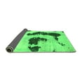 thumbnail image 2 of Ahgly Company Indoor Round Oriental Green Modern Area Rugs, 6' Round, 2 of 4