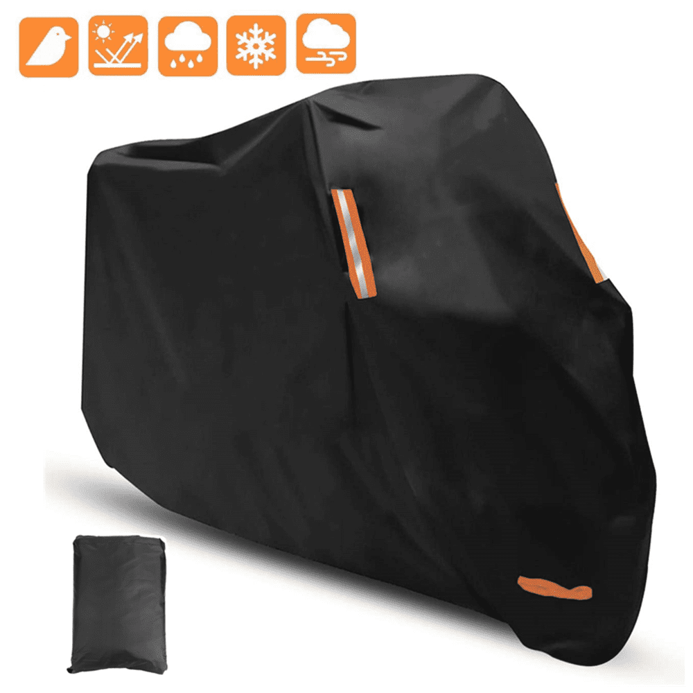 XL Motorcycle Bike Cover Waterproof For Outdoor Rain Snow Dust UV Protector US 
