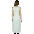 thumbnail image 6 of Bimba Women Casual White Tunic Beaded Neck Kurti Sleeveless Summer Wear Blouse, 6 of 8