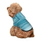 thumbnail image 5 of Fotbe Teal Turquoise Fluid Stripes Sudadera con Estampado para Perros Pequeños – Suéter con Capucha para Mascotas, Tela Suave de Forro Polar con Bolsillo-Large, 5 of 7