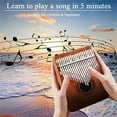 thumbnail image 2 of Kalimba Thumb Piano 21 Keys, Portable Kalimba Thumb Piano, Thumb Piano for Adults, Kids and Beginners, 2 of 6