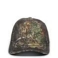 thumbnail image 3 of Realtree Edge Stained Camo Hunting Hat – Low Profile Structured Baseball Cap with Frayed Visor, Adjustable Snapback, One Size, 3 of 8