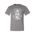 thumbnail image 2 of Outlaw Forever Biker Marilyn Monore | Mens Famous People Graphic T-Shirt, Heather Grey, X-Large, 2 of 3