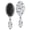 Gray Christmas House, variant on White Christmas Snowman Pattern Hair Brush,Girls Detangling Hair Brush,Glide Through Tangles with Ease for Wet & Dry Hair,8.8"X2.8"