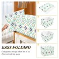 thumbnail image 4 of 40L Lidded Home Storage Bins Foldable Storage Box with Handle for Home Bedroom Closet, Light-colored Tie-dye Printed, 4 of 7