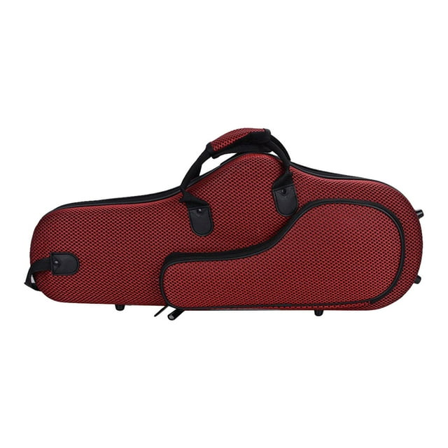 Esquirla Coque de Saxophone Alto Sac à Main Rembourré Antichoc Rouge