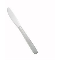 Winco 0008-08, Manhattan Heavyweight Dinner Knife, 18/0 Stainless Steel, Satin Finish, 12/Pack