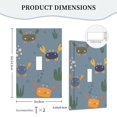 thumbnail image 5 of ZICANCN Outlet Covers Wall Plate, Cartoon Ocean Shell Crubs Light Switch Cover Decorative, Duplex Toggle Combo 1-Gang, 5 of 9