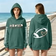 thumbnail image 4 of Womens Zip Up Hoodie Lightweight Trendy Oversized Sweatshirt with Pocket for Office Daily, 4 of 6