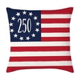 thumbnail image 6 of Independence Day Pillowcase 18x18 Inches 1PC, 4th of July Patriotic USA Flag Throw Pillow Cover, Memorial Day Farmhouse Decor Cushion Case for Couch Sofa Home&nbsp;Outdoor, 6 of 7