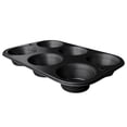 thumbnail image 3 of Mainstays 6-Cup Nonstick Steel Muffin Pan, 2.9" Cup, Gray, 1 Count, 3 of 11