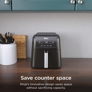 Ninja Air Fryer Pro XL 6.5-Qt, 4-in-1, Air Crisp Technology, Nonstick Crisper Plate, AF180 Black