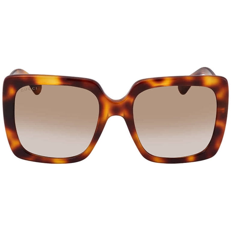Gucci Brown Square Ladies Sunglasses Gucci Women main image 4
