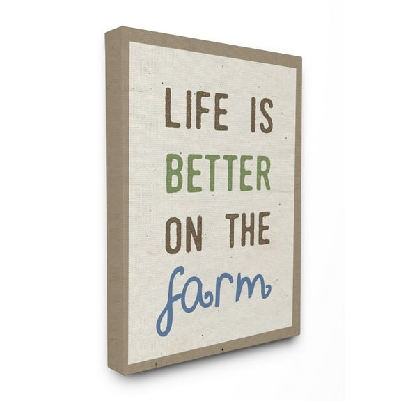 Stupell Life Is Better Canvas Wall Art 16 x 20