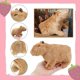 thumbnail image 3 of Capybara Plush Doll, Cute Comfortable Simulation Capybara Plush Toys Capybara Plush Dolls Capybara Toy Birthday Gift for Kids and Friends, 3 of 5