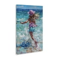 thumbnail image 3 of Stupell Industries Summer Beach Fun Girl People Painting Wrapped Canvas Canvas Art Print Wall Art, 24 x 36, 3 of 7