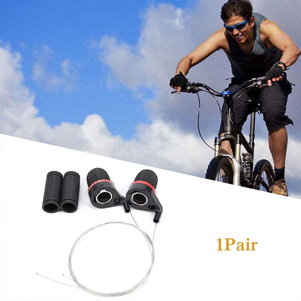 1 Pair Mountain Bike Handlebar Shifter Levers Part Shifters Twists Universal Rubber Grip Shifters Cycling Accessory Walmart