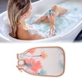 thumbnail image 2 of Unique Bargains Double-sided Gloves Bath Towel for bathroom 5.51"x9.45" Colorful 1 Pc Multicolor Lotus, 2 of 6