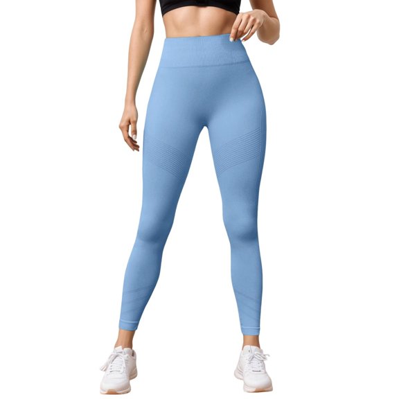 QHFBli Women's 3D Sculpting High Waist Seamless Leggings for Yoga Fitness Maximised Comfort Opaque Sport Pants
