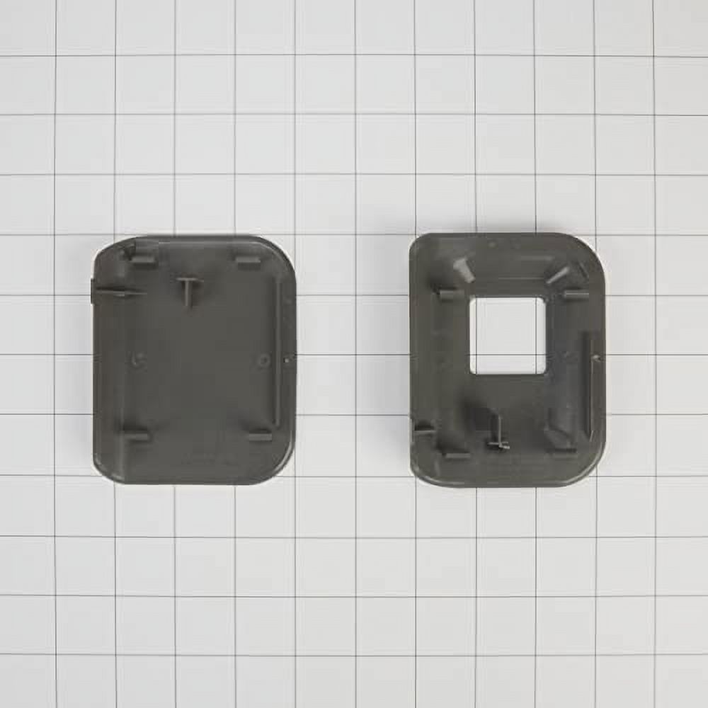 Whirlpool W10895250 Dryer Door Reversal Kit-Chrome Shadow