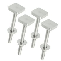 Unique Bargains Car Roof Rack T Shaped Slot Bolt M6 W/ Nuts Washer T Shaped Track Bolts Roof Rack Bolt (Pack of 4)