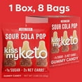 thumbnail image 6 of Kiss My Keto Gummies Candy – Low Carb Candy Sour Cola Pop, Keto Snack Pack – Healthy Candy Gummys – Vegan Candy, Keto Gummy Candy – Keto Candy Gummies (16-pack), 6 of 7