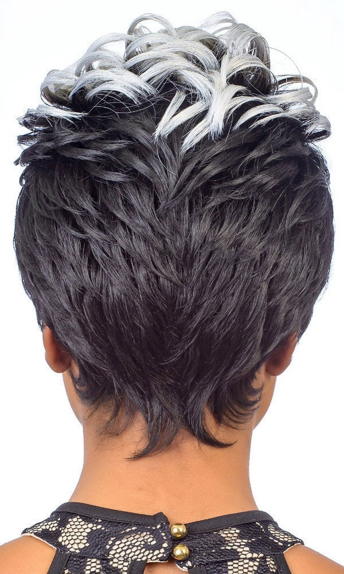 Diana Bohemian Wig Synthetic 100% Futura Short Boycut Pixie Style - VERSACE (TT1B/99J)