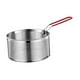 thumbnail image 4 of Cesta de freidora de acero inoxidable, cesta para freír de cocina, malla de alambre, vajilla multiusos, colador de alimentos para freír papas fritas 20 centímetros, 4 of 10