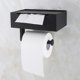 thumbnail image 3 of Soporte de papel higiénico con dispensador de toallitas desechables, para baño B Afortunado Sencillez, 3 of 5